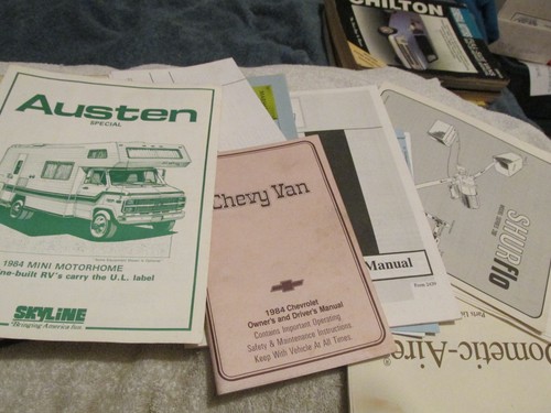 Vintage 1984 chevy van class - van, a
