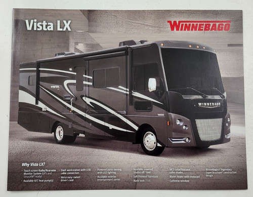 Brochure winnebago vista lx - rv,