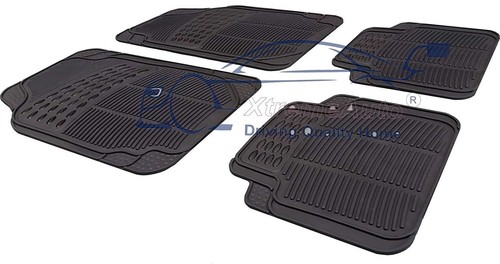 Front rear black rubber - front,