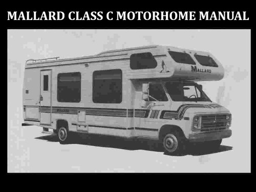 Mallard motorhome manuals - manuals, w/