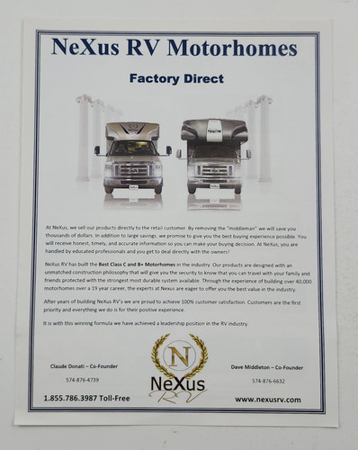 Brochure nexus factory - rv,