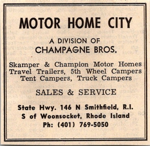 Motor home city division of - home,