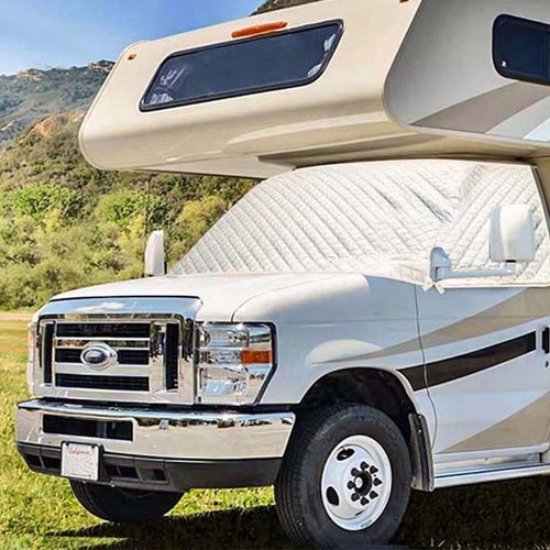 Windshield window snow ice - rv,