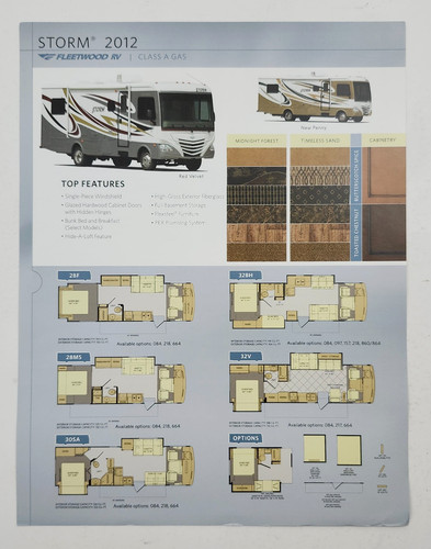 Brochure storm fleetwood - rv, by