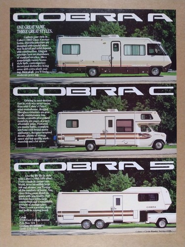 1985 cobra class rv - class, a