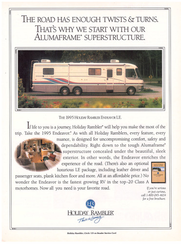 1995 holiday rambler endeavor - rambler,