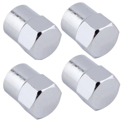 Chrome metal wheel dust - metal, valve