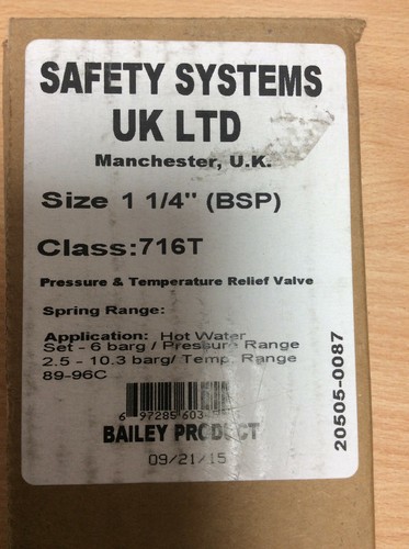 Bailey pressure temperature - pressure,