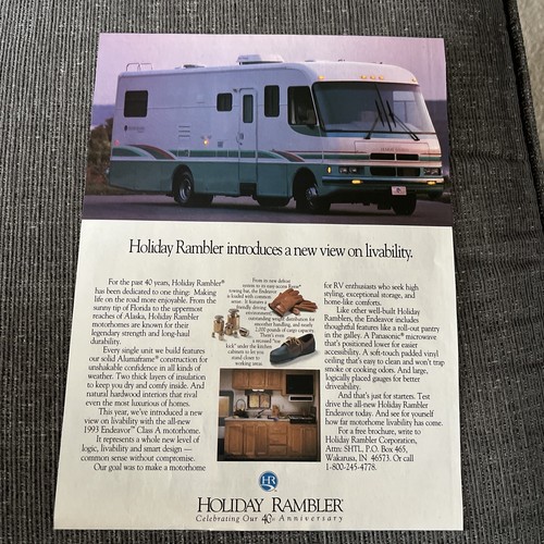 1993 holiday rambler endeavor - holiday,